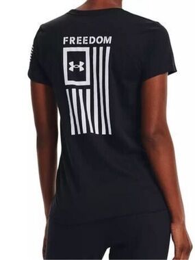 Under Armour Black Short Sleeve Logo Tee